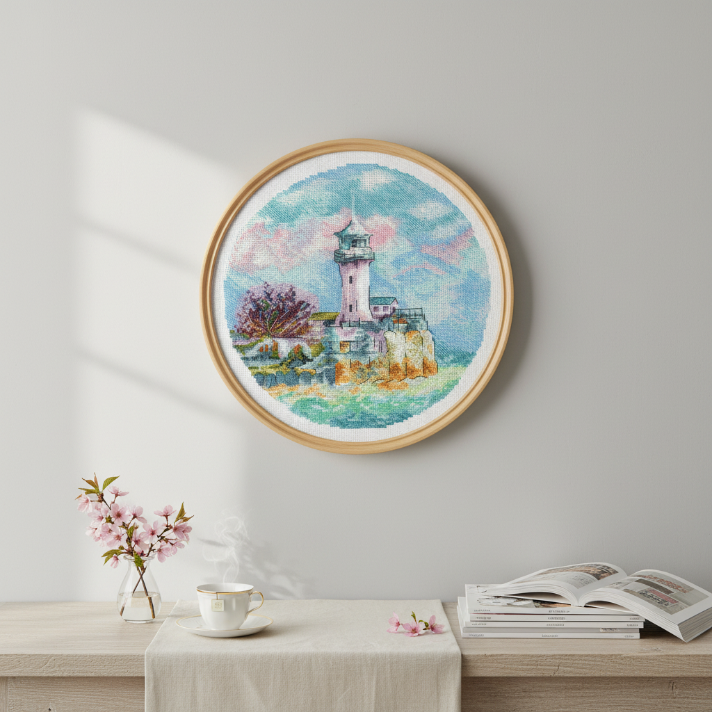 Kit de point de croix Andriana - « Au bord de la mer » (SANN-36)