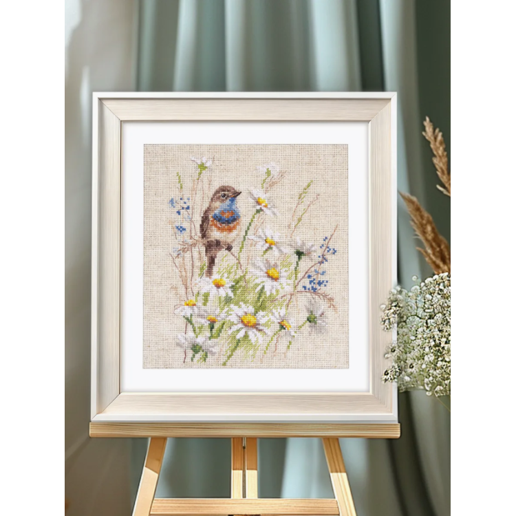 Alisa Cross Stitch Kit - "Bluethroat" (S1-39)