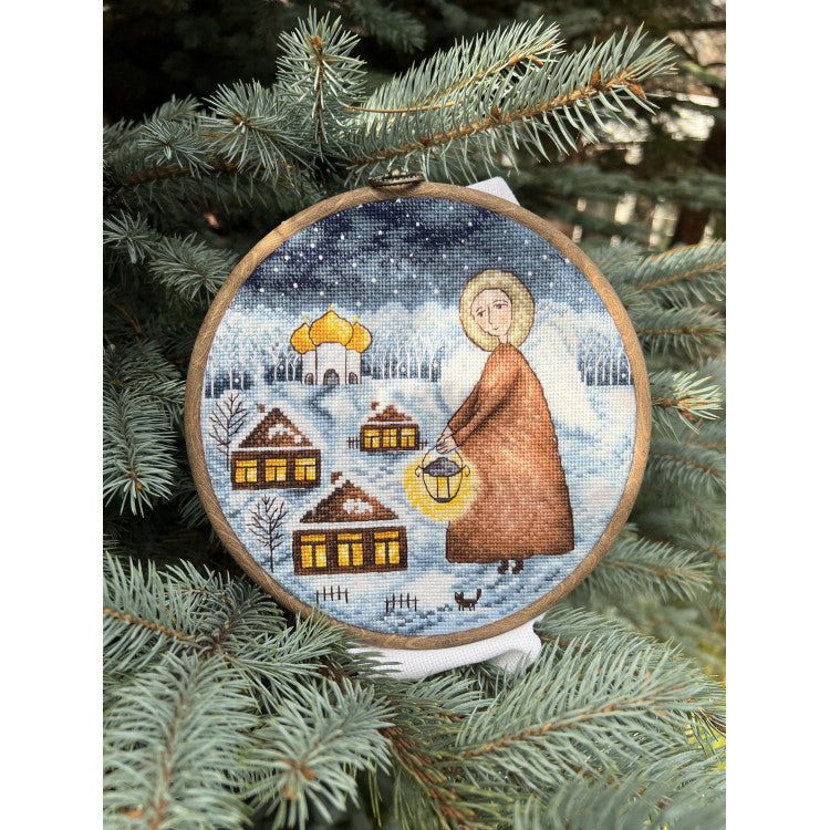 Kit de point de croix Andriana - « Ange de Noël » (SANA-08)
