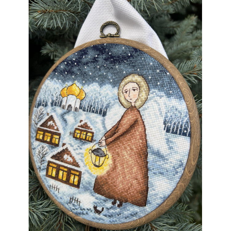 Kit de point de croix Andriana - « Ange de Noël » (SANA-08)