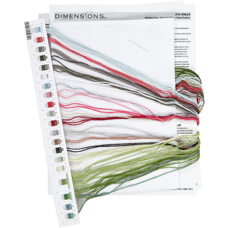 Kit de point de croix : Arbre de Noël (70-09624) par Dimensions