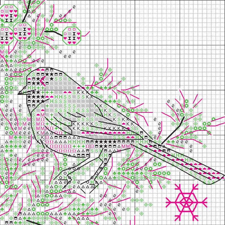 Kit de point de croix : Arbre de Noël (70-09624) par Dimensions