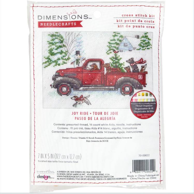 Dimensions Kit de point de croix - Joy Ride (70-09622)