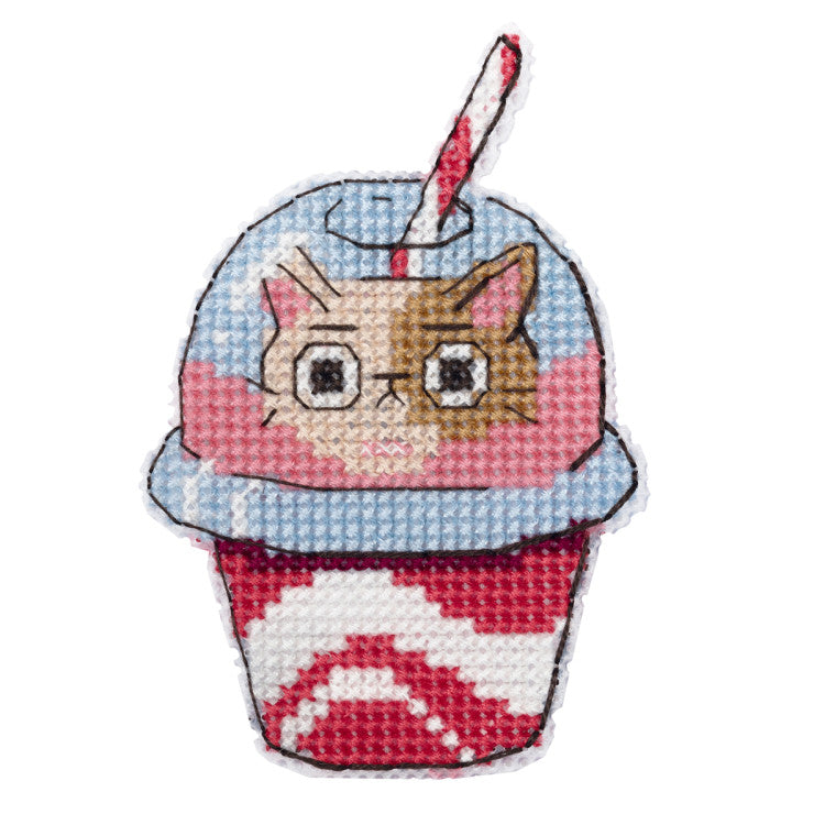 Cross Stitch Kit "Soft Cats" (Fridge Magnets) - KLART KL8-553