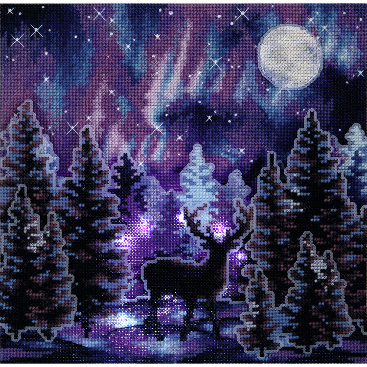 Kit de point de croix "Nuit étoilée" - PANNA PPS-7413