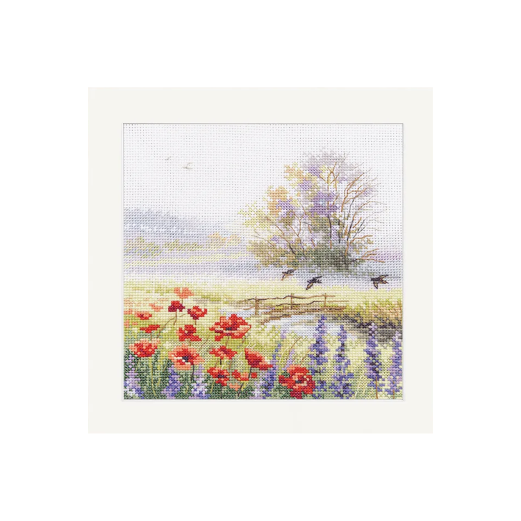 Alisa Cross Stitch Kit - "Summer Watercolors. Swifts" (S3-37)
