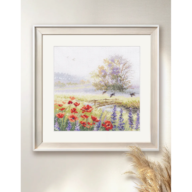 Alisa Cross Stitch Kit - "Summer Watercolors. Swifts" (S3-37)