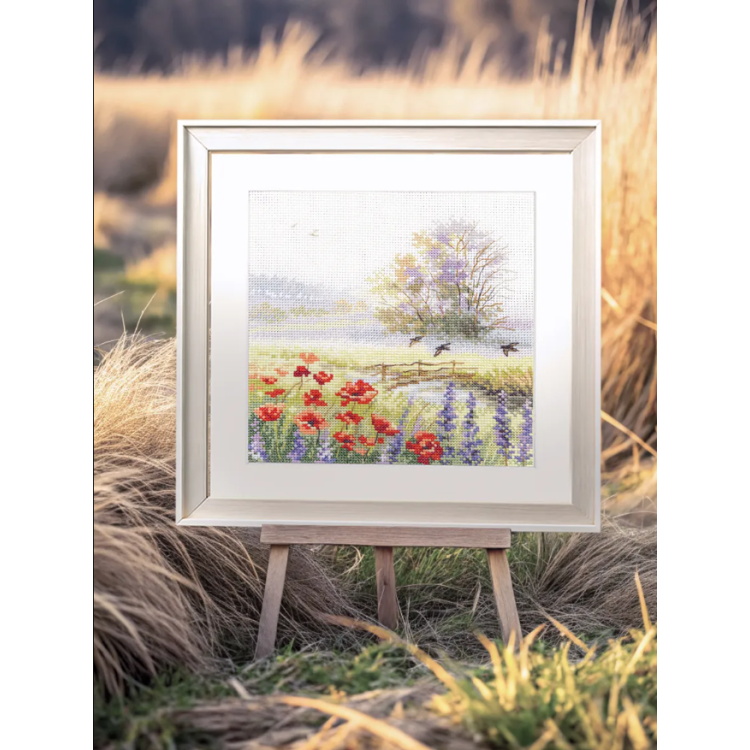 Alisa Cross Stitch Kit - "Summer Watercolors. Swifts" (S3-37)