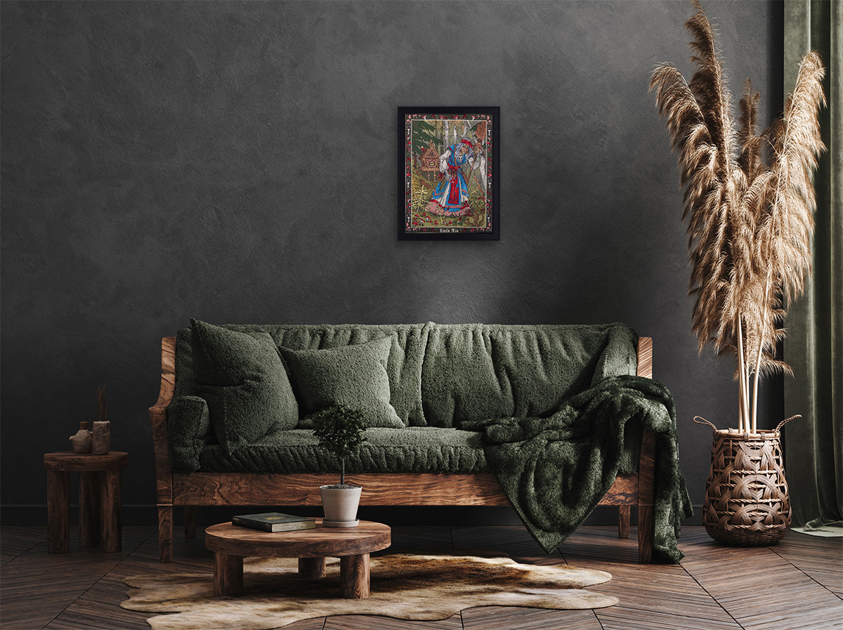 Kit de Punto de Cruz "Slavic Mythology: Baba Yaga" - PANNA PVS-7408