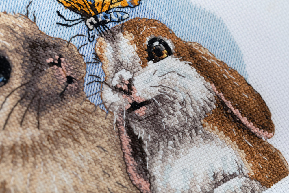 KLART Kit de point de croix "Amis à fourrure" KL8-522