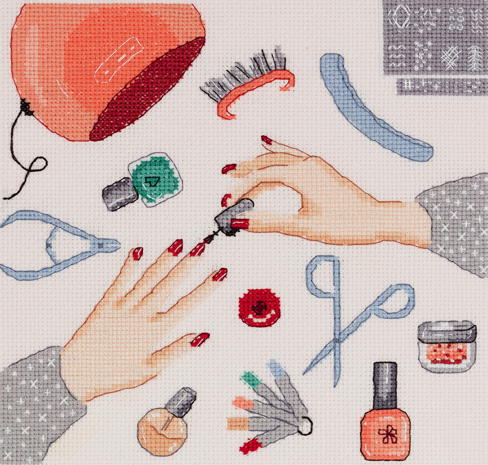 Kit de broderie au point de croix PANNA « Manucure » CE-7412