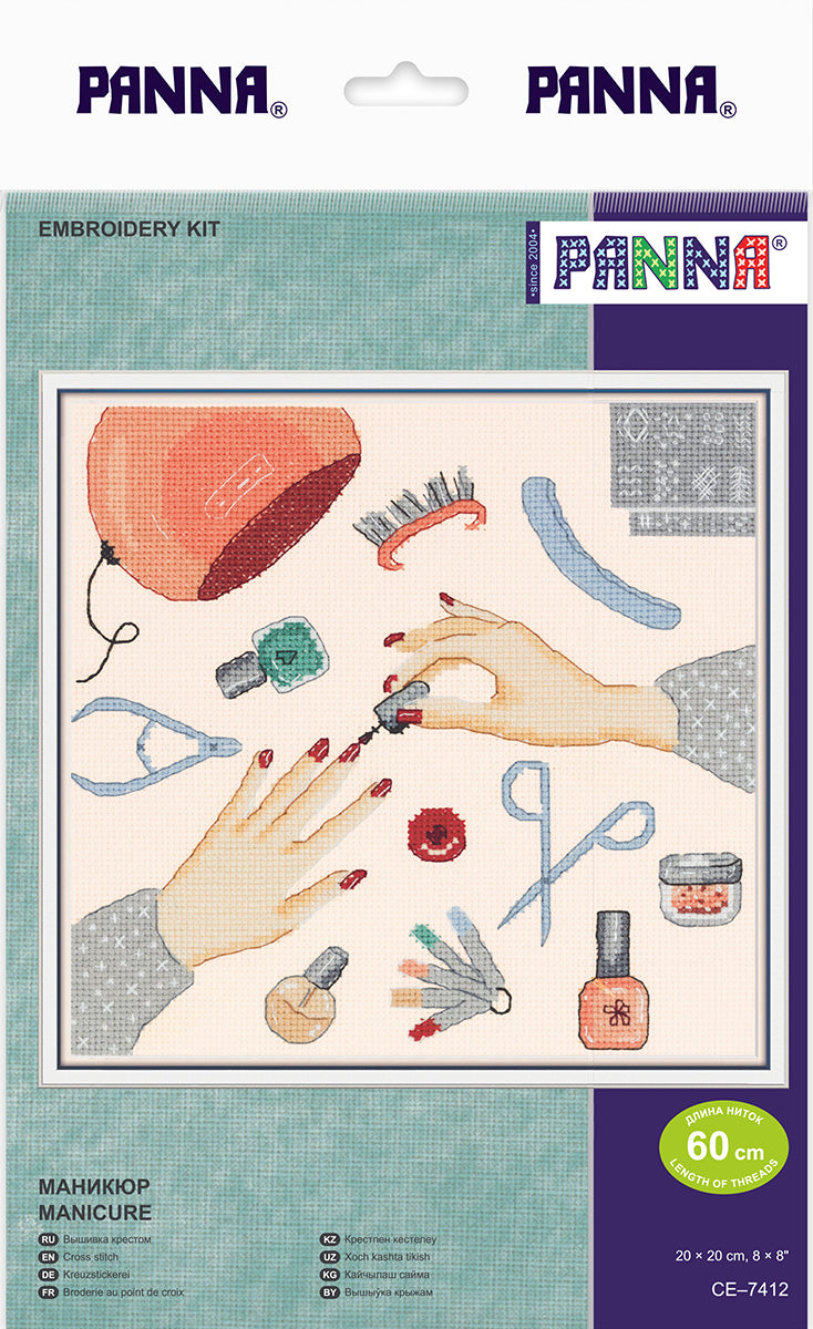 Kit de broderie au point de croix PANNA « Manucure » CE-7412