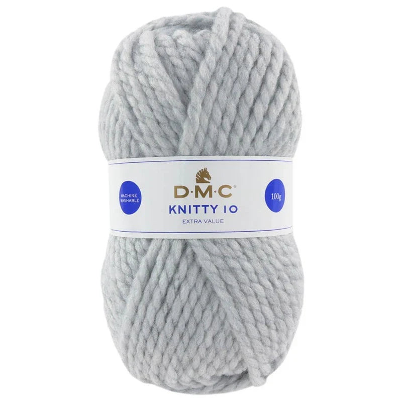 Lana DMC Knitty 10 – Hilo acrílico Super Chunky para tejer y crochet (100 g / 82 m)
