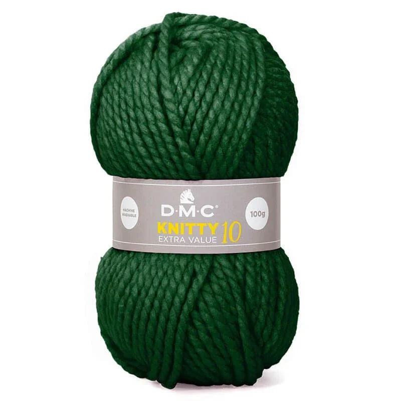 Lana DMC Knitty 10 – Hilo acrílico Super Chunky para tejer y crochet (100 g / 82 m)