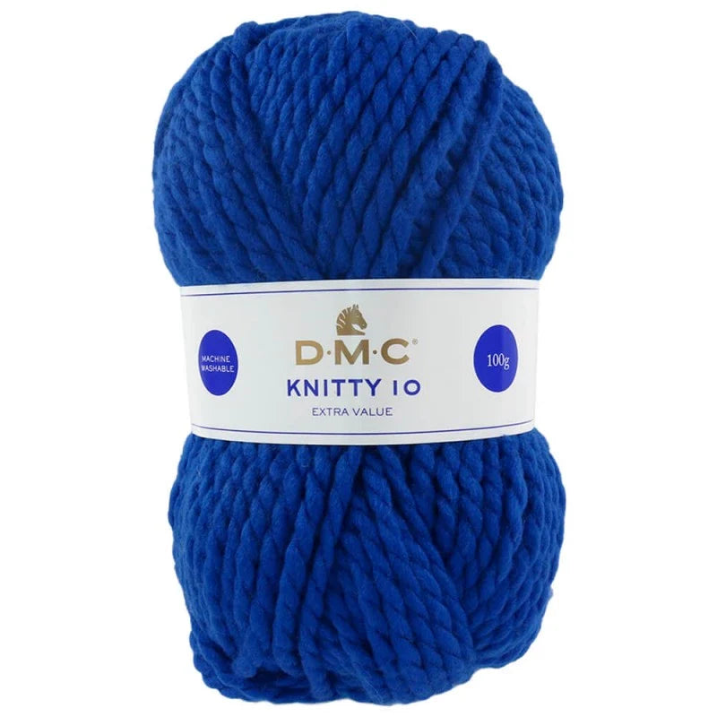 Lana DMC Knitty 10 – Hilo acrílico Super Chunky para tejer y crochet (100 g / 82 m)