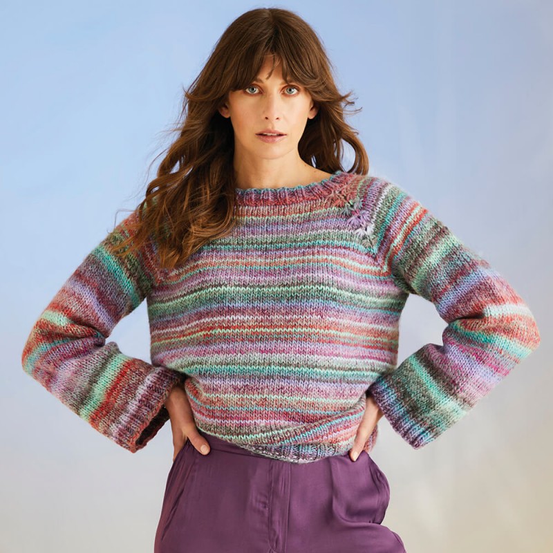 Revista DMC Pirouette XL: 5 Proyectos Tejidos de Color y Textura para Invierno