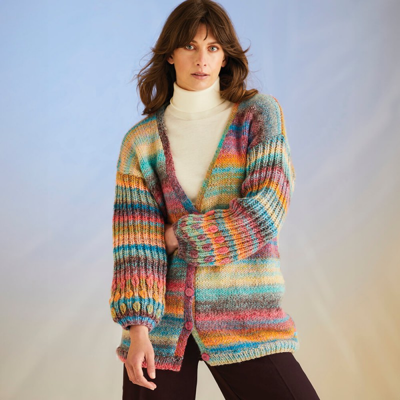 Revista DMC Pirouette XL: 5 Proyectos Tejidos de Color y Textura para Invierno