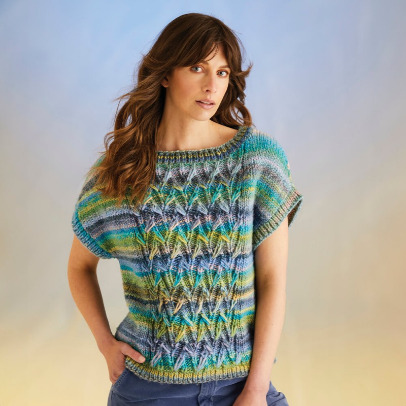 Revista DMC Pirouette XL: 5 Proyectos Tejidos de Color y Textura para Invierno