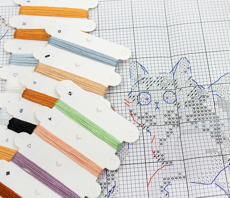 Kit au point de croix "Chatons d'hiver" - LETISTITCH L8813