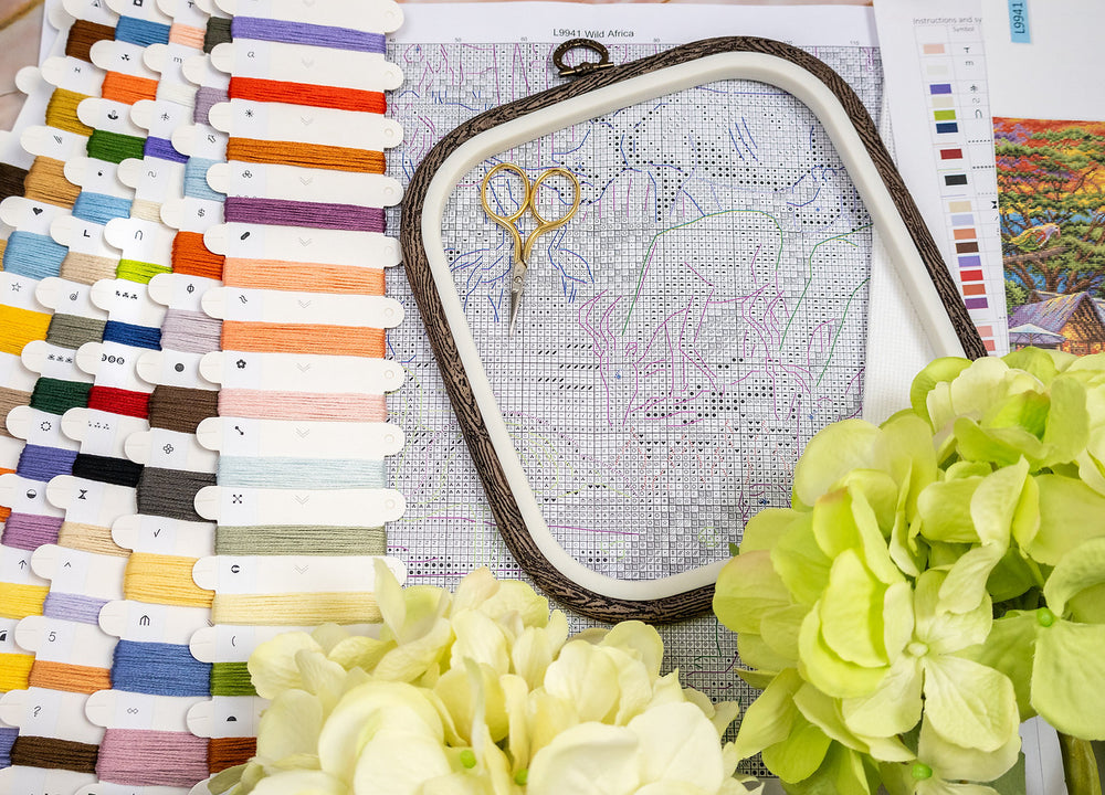 L9941 Afrique sauvage - Letistitch | Kit de point de croix