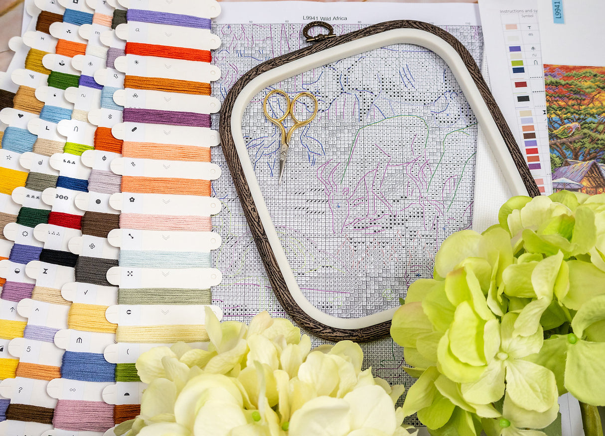 L9941 Afrique sauvage - Letistitch | Kit de point de croix