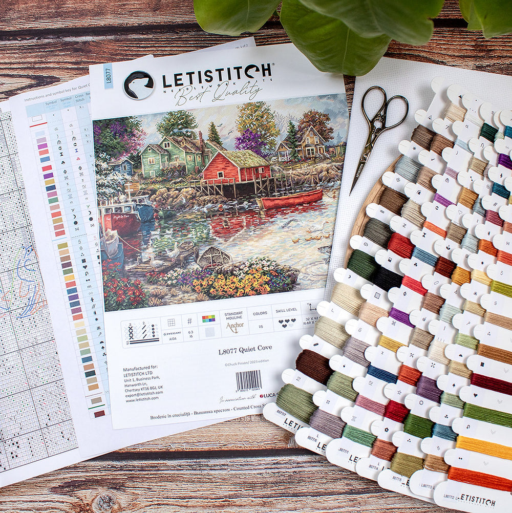 Quiet Cove - L8077 LETISTITCH - Cross Stitch Kit
