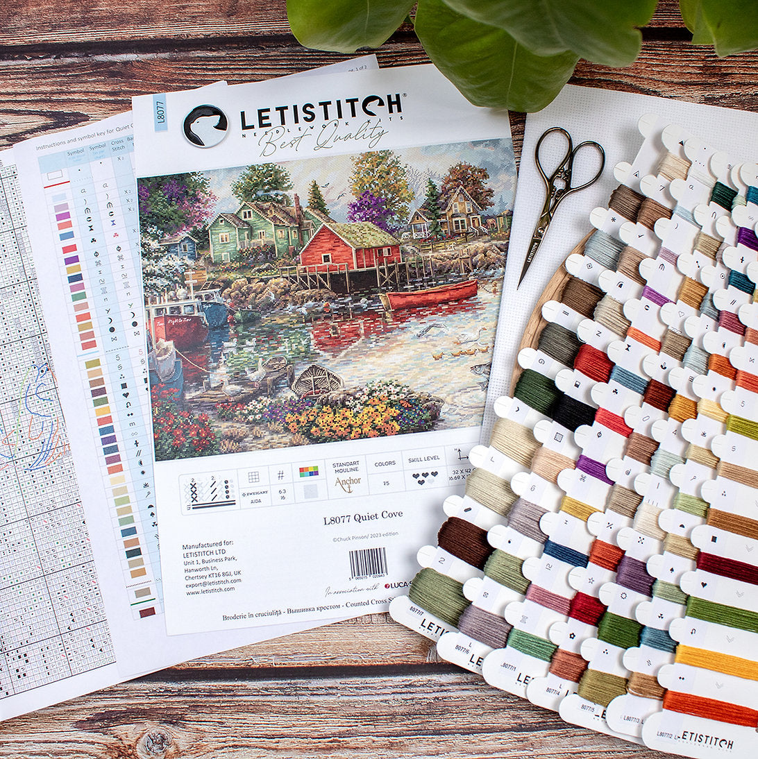 Quiet Cove - L8077 LETISTITCH - Cross Stitch Kit