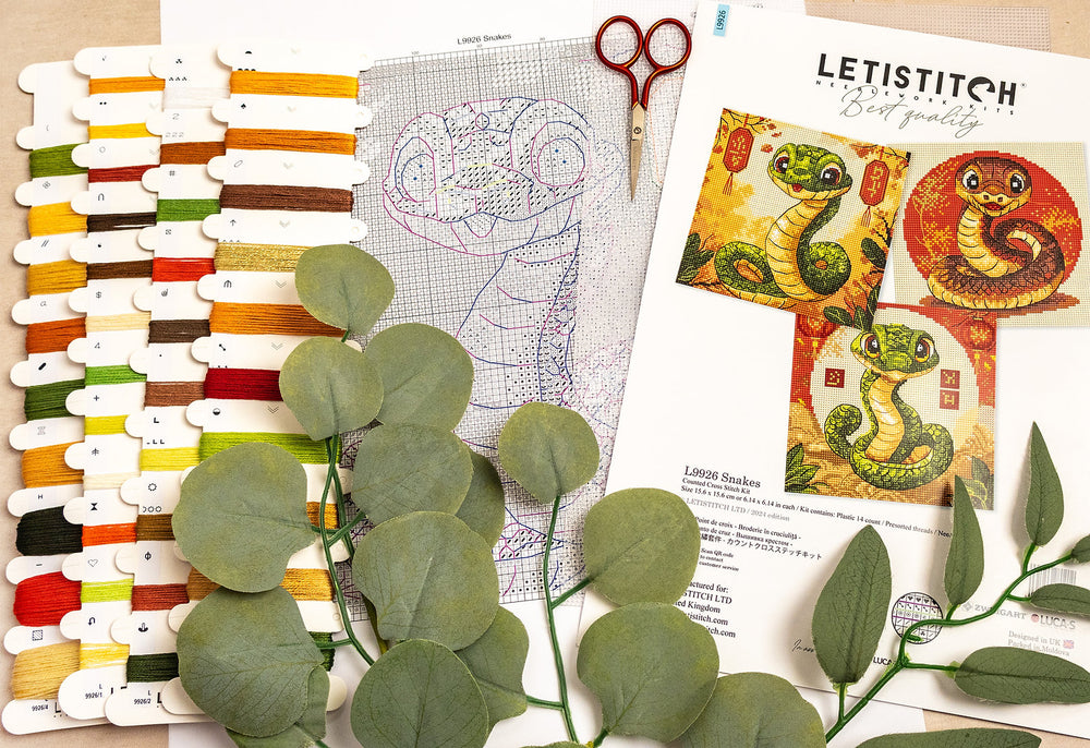 L9926 Snakes - Letistitch | Cross Stitch Kit