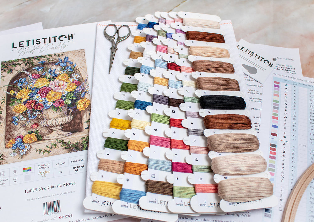 Neo Classic Alcove - L8079 LETISTITCH - Cross Stitch Kit