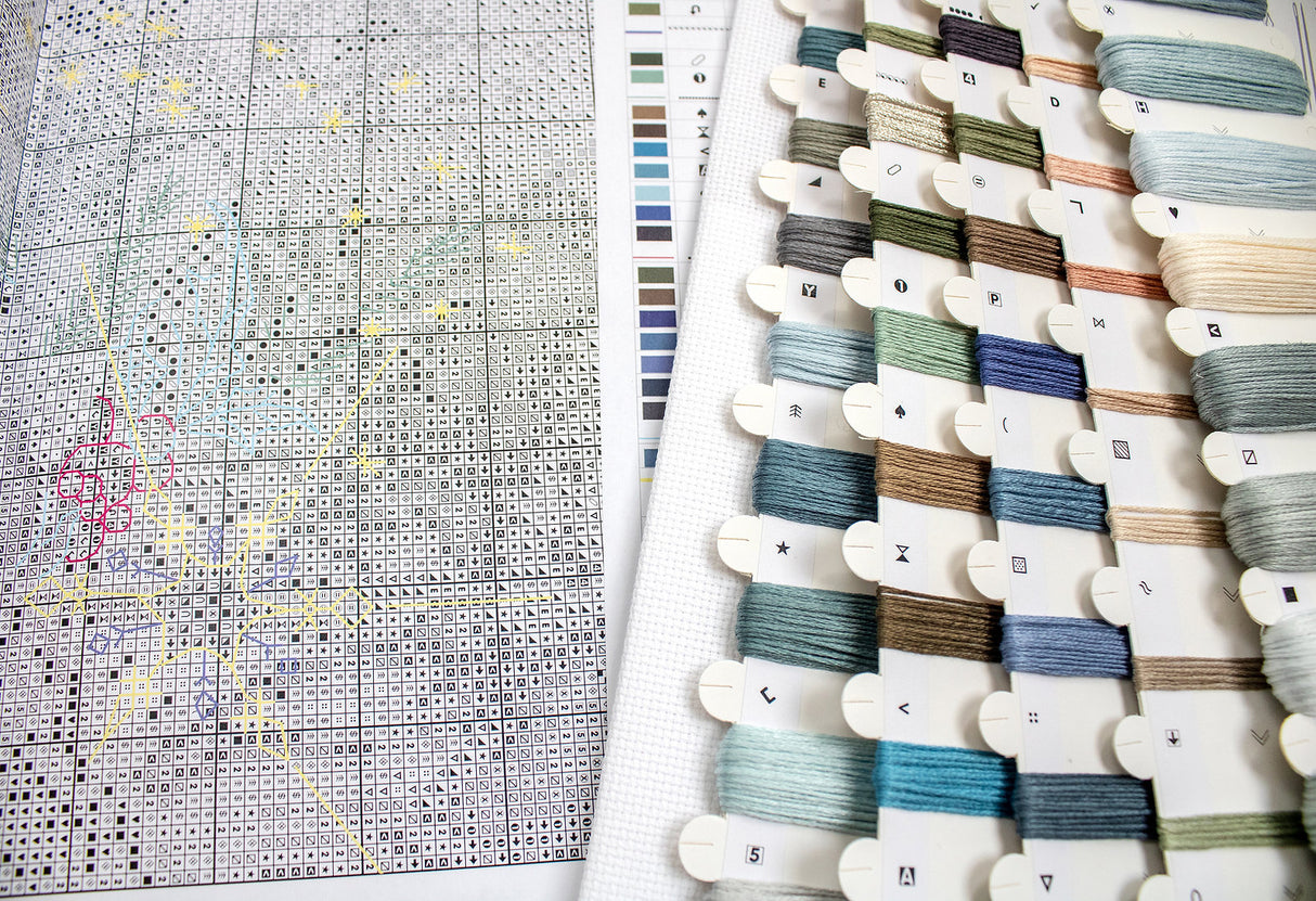 Cross Stitch Kit "Walk as One" - LETISTITCH L8070