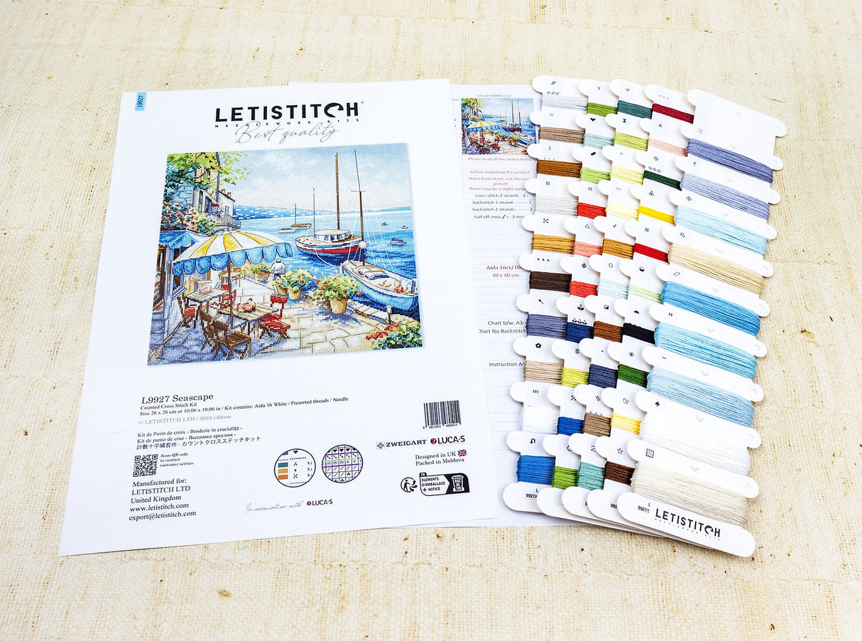 Cross Stitch Kit - L9927 Seascape - Letistitch