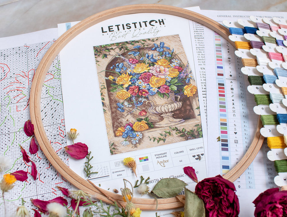 Neo Classic Alcove - L8079 LETISTITCH - Cross Stitch Kit