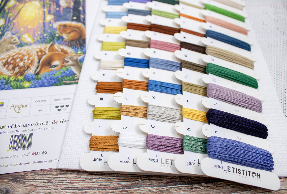 Kit de point de croix Letistitch L8096 « Forêt de rêves »