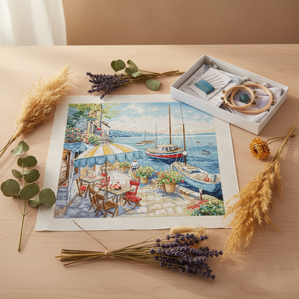 Cross Stitch Kit - L9927 Seascape - Letistitch