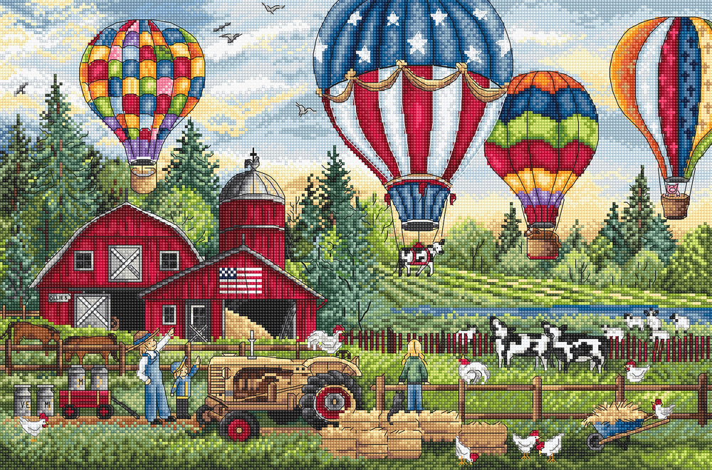 Haut, haut et loin - L8048 LETISTITCH - Kit de point de croix