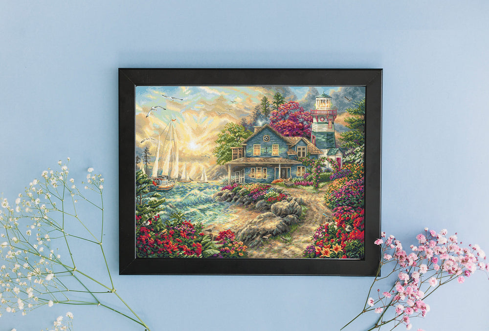 Sunrise by the Sea - L8068 LETISTITCH - Cross Stitch Kit