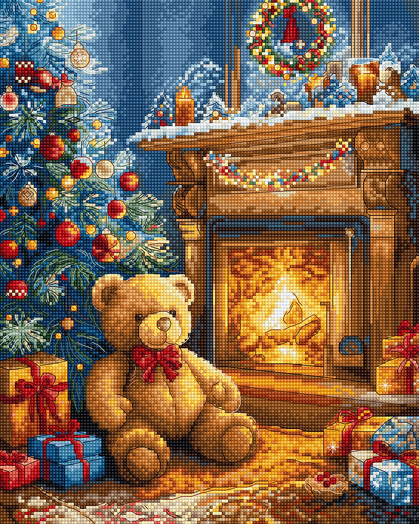 L9920 Noël approche - Letistitch | Kit de point de croix