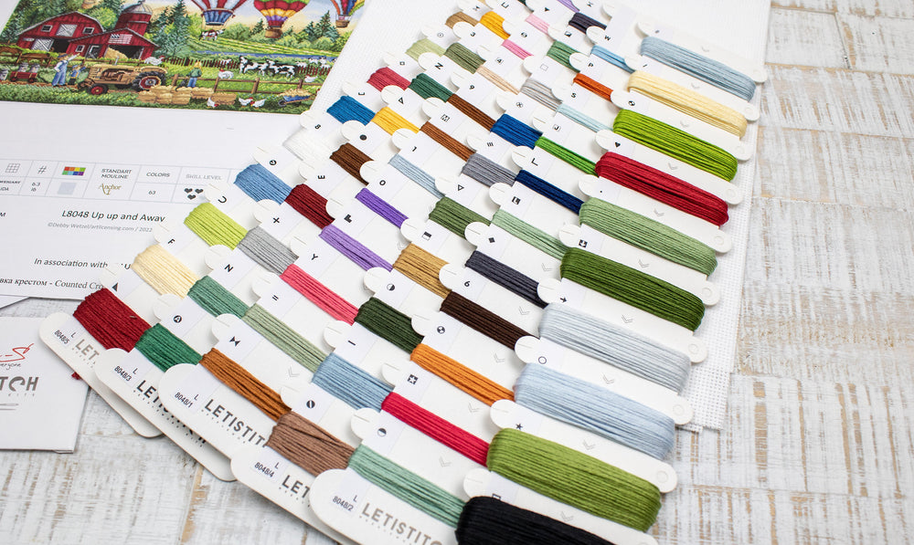 Haut, haut et loin - L8048 LETISTITCH - Kit de point de croix