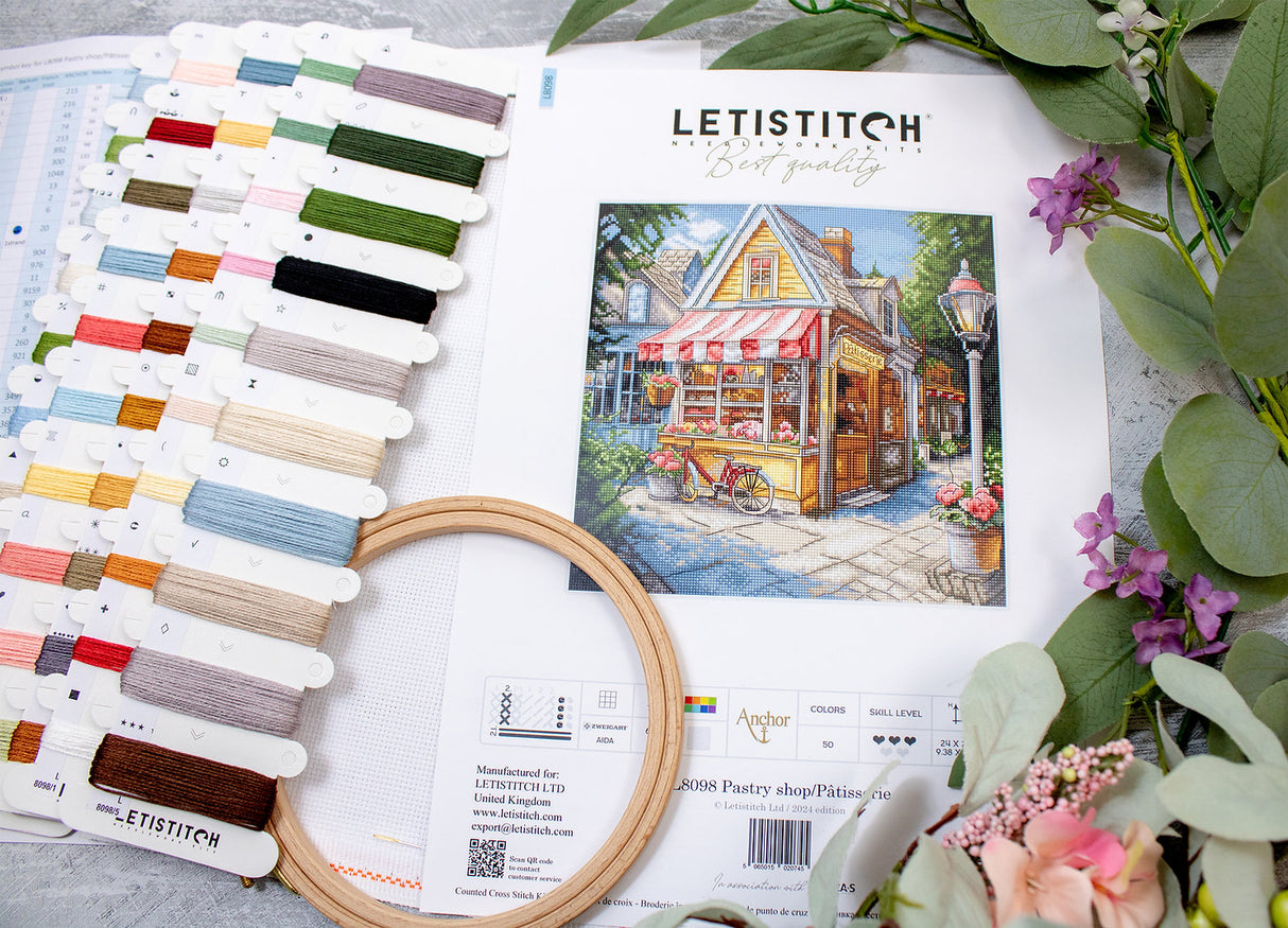 Kit de punto de cruz - "Pastry shop" - Letistitch L8098