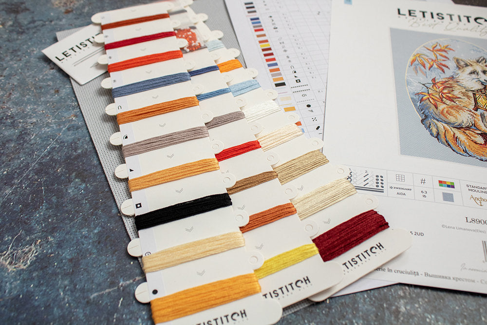 Kit au point de croix "Kitsune" - LETISTITCH L8900