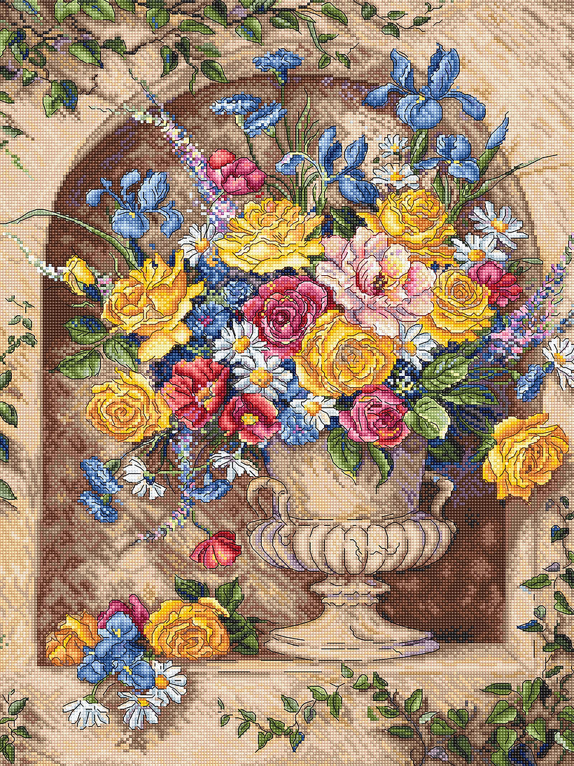 Neo Classic Alcove - L8079 LETISTITCH - Cross Stitch Kit
