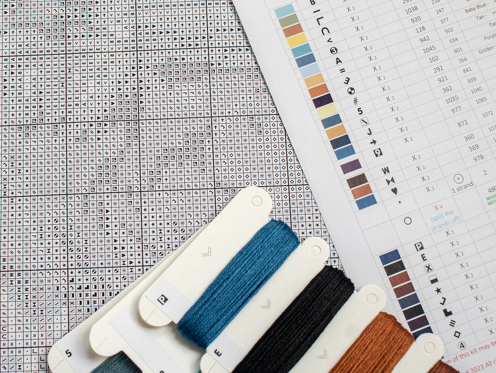 Cross Stitch Kit "Dreamcatcher Wolf" - LETISTITCH L8069