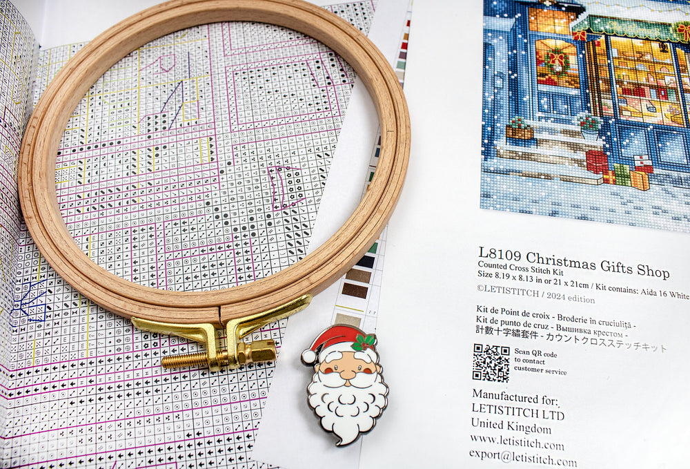 Kit de point de croix - L8109 Boutique de cadeaux de Noël par Letistitch