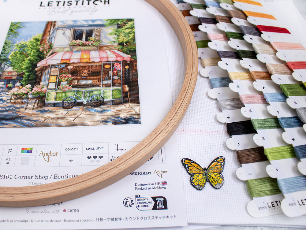 Cross stitch kit - "Corner Shop" - Letistitch L8101