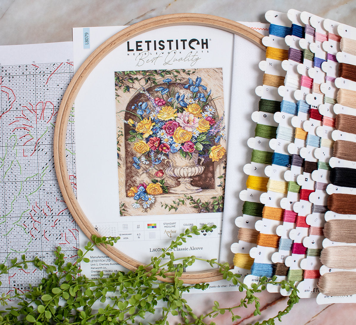 Neo Classic Alcove - L8079 LETISTITCH - Cross Stitch Kit