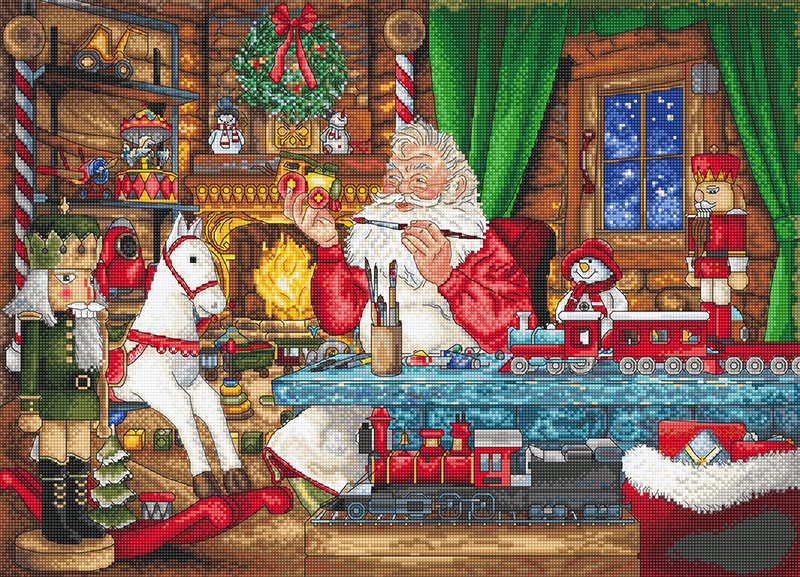 Getting ready for Christmas - L8074 LETISTITCH - Cross Stitch Kit