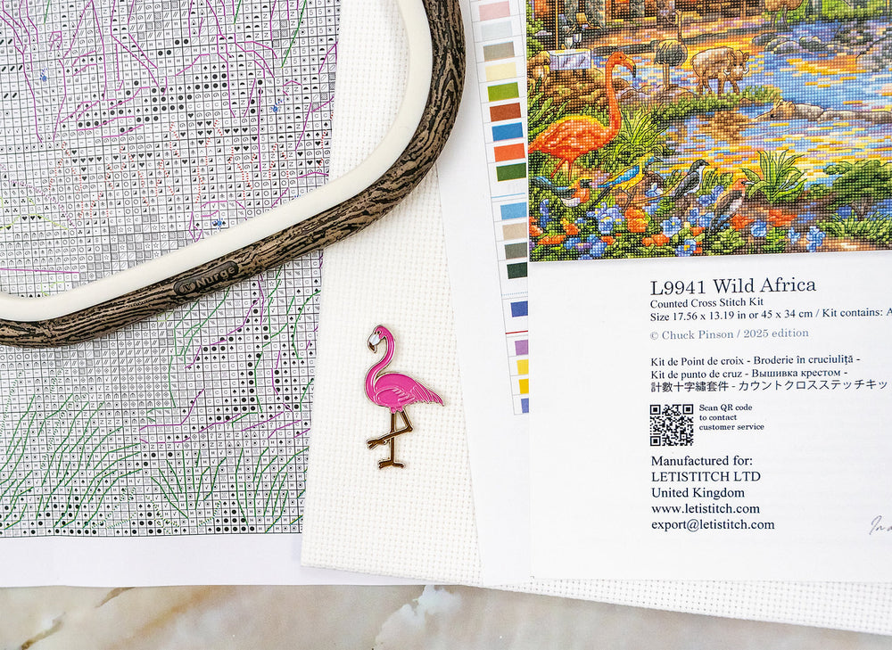 L9941 Afrique sauvage - Letistitch | Kit de point de croix