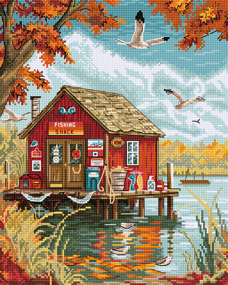 Kit de point de croix L8220 Début de l'automne par Letistitch