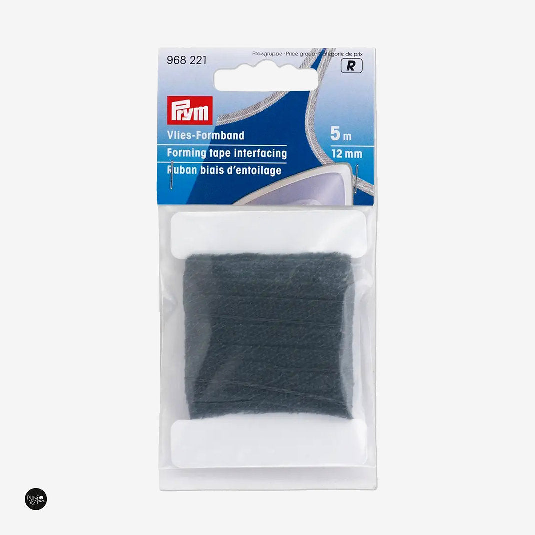 Entretela Prym 968221 cinta formadora de corte diagonal en color antracita