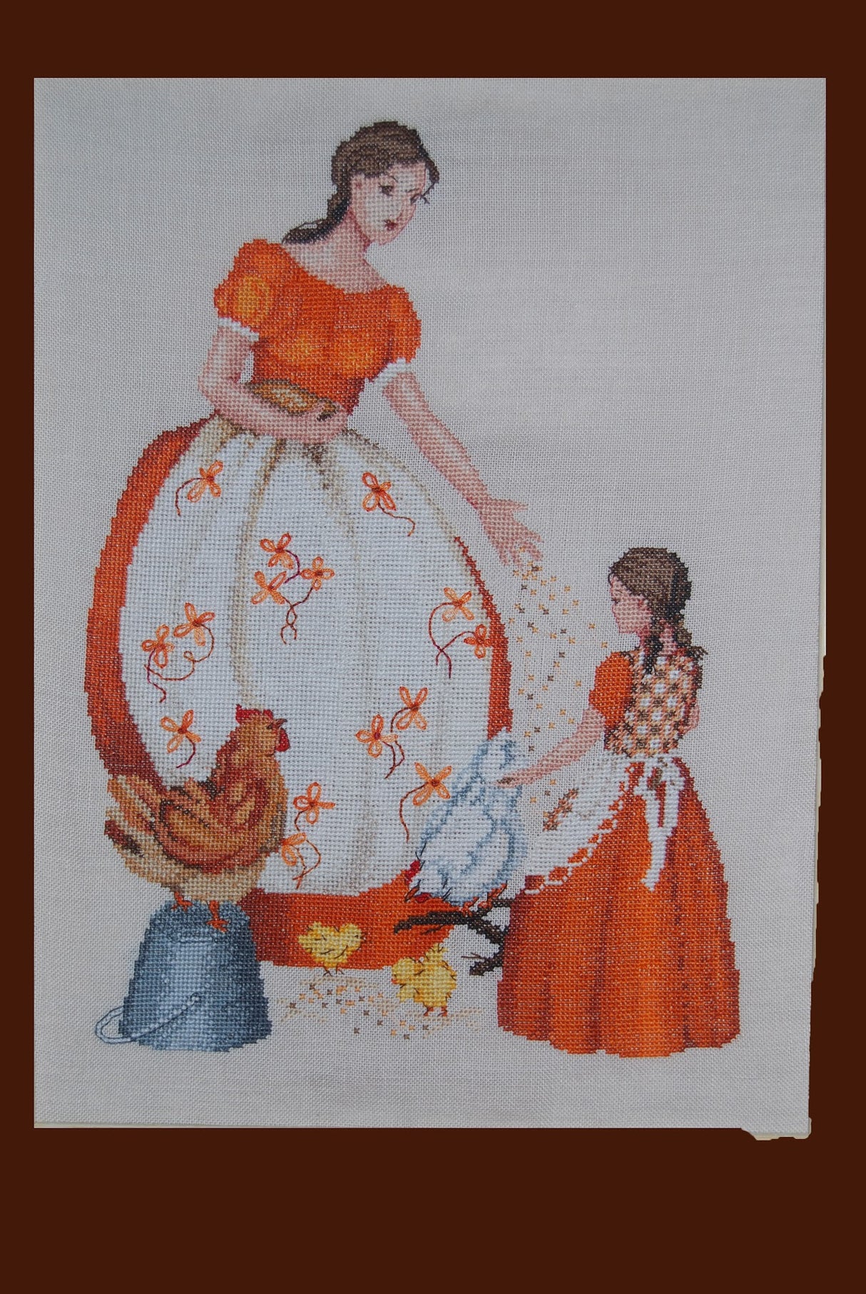 CV1 Estate nell'aia - Cross Stitch Chart - Serenità di Campagna